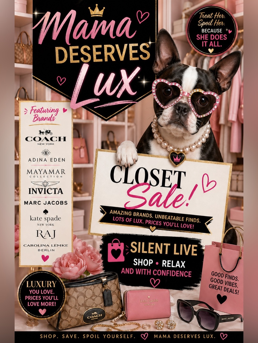 Silent Live NOW! Shop with confidence and Treat yourself!
